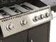 OUTLET - DIFETTI ESTETICI - Royal Food GB 2680-B - Barbecue gas - 4+1