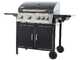 OUTLET - DIFETTI ESTETICI - Royal Food GB 2680-B - Barbecue gas - 4+1