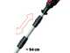 OUTLET - SENZA IMBALLO ORIGINALE - Einhell GE-HC 18 Li T - Potatore - Tagliasiepi su asta di prolunga telescopica a batteria - 18V 2.5Ah