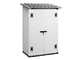 Garofalo Urban 100 - Casetta da giardino - Con porta a doppia anta - 122.5x82.5x201 cm