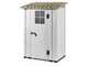 Garofalo Tuscany Evo 100 - Casetta da giardino - Con finestra e porta ad anta singola - 122.5x82.5x201 cm