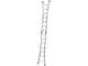 OUTLET - PICCOLI DIFETTI ESTETICI - Marchetti Black, 2x12 gradini, 6.31 mt - Scala telescopica in alluminio