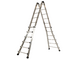 OUTLET - PICCOLI DIFETTI ESTETICI - Marchetti Black, 2x12 gradini, 6.31 mt - Scala telescopica in alluminio