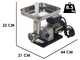 OUTLET - PICCOLI DIFETTI ESTETICI - Tre Spade TC-8 Inox - Tritacarne elettrico - 300w - n.8