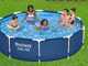 Bestway Steel Pro 56677 - &Oslash;305x76 cm - Piscina Rotonda per 3-4 Persone