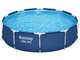 Bestway Steel Pro 56677 - &Oslash;305x76 cm - Piscina Rotonda per 3-4 Persone