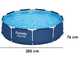 Bestway Steel Pro 56677 - &Oslash;305x76 cm - Piscina Rotonda per 3-4 Persone