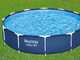 Bestway Steel Pro 56706 - &Oslash;366x76 cm -Piscina Rotonda per 5-6 Persone