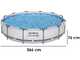 Bestway Steel Pro Max 56416 - &Oslash;366x76 cm - Piscina Rotonda per 5-6 Persone