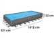 Bestway APX 365 561KJ - Piscina fuori terra per 21-25 Persone