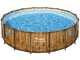 Bestway Steel Pro Max Splashview 56725 - &Oslash;488x122 cm - Piscina rotonda per 9-10 Persone