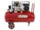 OUTLET - PICCOLI DIFETTI ESTETICI - GeoTech-Pro BACP100-10-3 - Compressore aria elettrico a cinghia - Motore 3 HP - 100 lt - 10 bar