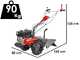 Efco MC350 - Motocoltivatore benzina - Emak K 800 HC- 6.5HP