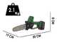 OUTLET - SENZA IMBALLO ORIGINALE - GreenBay TopSaw 8 - Potatore a batteria - 2 batterie da 21V - 4Ah