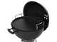 Inserto piastra rotonda in ghisa per barbecue Weber a carbone