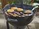 Inserto piastra rotonda in ghisa per barbecue Weber a carbone