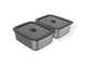 Set 2 contenitori per alimenti Weber Works