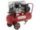 OUTLET - SENZA IMBALLO ORIGINALE - GeoTech-Pro BACP50 - Compressore aria elettrico a cinghia -10-3 motore 3 HP - 50 litri - 10 bar