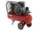 OUTLET - SENZA IMBALLO ORIGINALE - GeoTech-Pro BACP50 - Compressore aria elettrico a cinghia -10-3 motore 3 HP - 50 litri - 10 bar