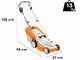 STIHL RMA 235 - Tagliaerba con batteria AK 10 - 36V 2Ah - Taglio 33 cm