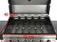 OUTLET - DIFETTI ESTETICI - Royal Food RF-GB MBPC - Barbecue a gas - 6+1