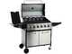 OUTLET - DIFETTI ESTETICI - Royal Food RF-GB MBPC - Barbecue a gas - 6+1