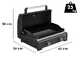 Campingaz Onyx 2 - Plancha a gas portatile con coperchio