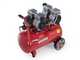 OUTLET - PICCOLI DIFETTI ESTETICI - GeoTech S-AC50-8-10x2 - Compressore aria elettrico silenziato a doppia testata 50lt oilless - 2 HP