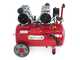 OUTLET - PICCOLI DIFETTI ESTETICI - GeoTech S-AC50-8-10x2 - Compressore aria elettrico silenziato a doppia testata 50lt oilless - 2 HP
