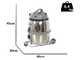 OUTLET - SENZA IMBALLO ORIGINALE - Nilfisk GM 80P LC - Bidone Aspiratutto - 1200W