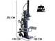 OUTLET - PICCOLI DIFETTI ESTETICI - BullMach BM-LS-ET-T 22 V - Spaccalegna ibrido - Verticale - Elettrico e a trattore
