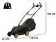 Bosch UniversalRotak 34-405 - Tagliaerba elettrico - 1300 W - Taglio 34 cm