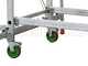 OUTLET - DIFETTI ESTETICI - Facal Alto 410 - Trabattello professionale in alluminio - 4 ruote frenanti - Altezza 4,10m