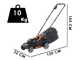 OUTLET - UTILIZZATO PER PROVA - Worx WG730E - Tagliaerba a batteria - 20V/4Ah - Taglio 30 cm