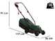 Bosch EasyRotak 32-235 - Tagliaerba elettrico - 1200 W - Taglio 32 cm