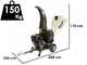 BlackStone DSP 180 L - Biotrituratore a scoppio - con motore a benzina Loncin da 420cc