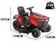 GeoTech-Pro PRTM 180-1080 SM - Trattorino tagliaerba - Cambio meccanico - Scarico laterale e Mulching