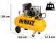 DeWalt DXCMB75T270HCE - Compressore aria elettrico trifase a cinghia - Motore 7,5 HP &ndash; 270 lt