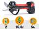 Blue Bird PS 23-28C Faster - Forbice elettrica da potatura - 2x 16.8V 2.5Ah