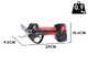 Blue Bird PS 23-28C Faster - Forbice elettrica da potatura - 2x 16.8V 2.5Ah