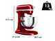 KitchenAid Artisan 5KSM60SPX Rosso - Planetaria con ciotola sollevabile