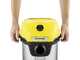 Karcher WD 3 S V-19/4/20 - Bidone Aspiratutto - Fusto in acciaio INOX - 19 litri