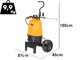Volpi V-BLACK VITA 16 - Pompa irroratrice elettrica a batteria a spalla con trolley - Con tubo da 2m