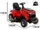 Blue Bird TR SL 98M - Trattorino rasaerba con cambio meccanico - scarico laterale e mulching