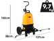 Volpi V-BLACK VITA 16 - Pompa irroratrice elettrica a batteria a spalla con trolley - Con barra irroratrice