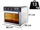 OUTLET - UTILIZZATO PER PROVA - DCG FR2202 - Forno Elettrico - Friggitrice ad aria 34L