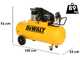 DeWalt DXCMB3T200HE - Compressore aria elettrico trifase a cinghia - Motore 3 HP &ndash; 200  lt