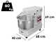 Famag IM 20/230 10 Velocit&agrave; HH - Impastatrice a spirale 20 Kg ad alta idratazione
