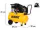 DeWalt DXCMB2M50HE - Compressore aria elettrico monofase a cinghia - Motore 2 HP &ndash; 50 lt