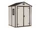 OUTLET - PICCOLI DIFETTI ESTETICI - Keter Manor beige - Casetta da giardino - Con finestra laterale - 185x152x226 cm